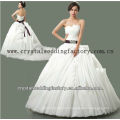 2014 luxurious strapless beaded custom-made real samples ruffled skirt ball gown wedding dresses CWFaw5578